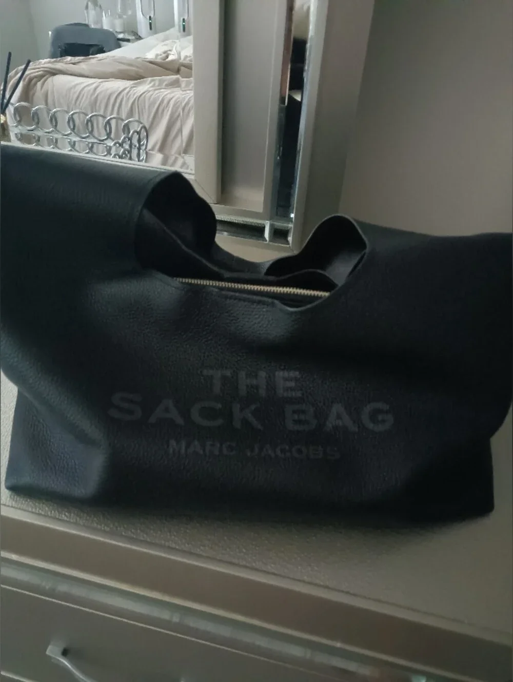 Marc Jacobs The Sack Bag - Black Leather Tote